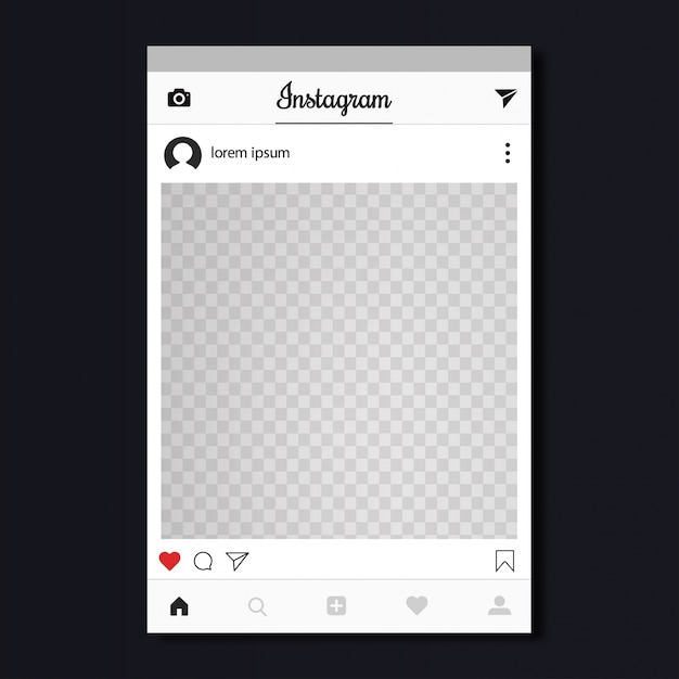 Diseño del poste de Instagram