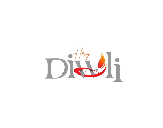 Diseño de póster de texto de feliz Diwali Ilustración vectorial abstracta
