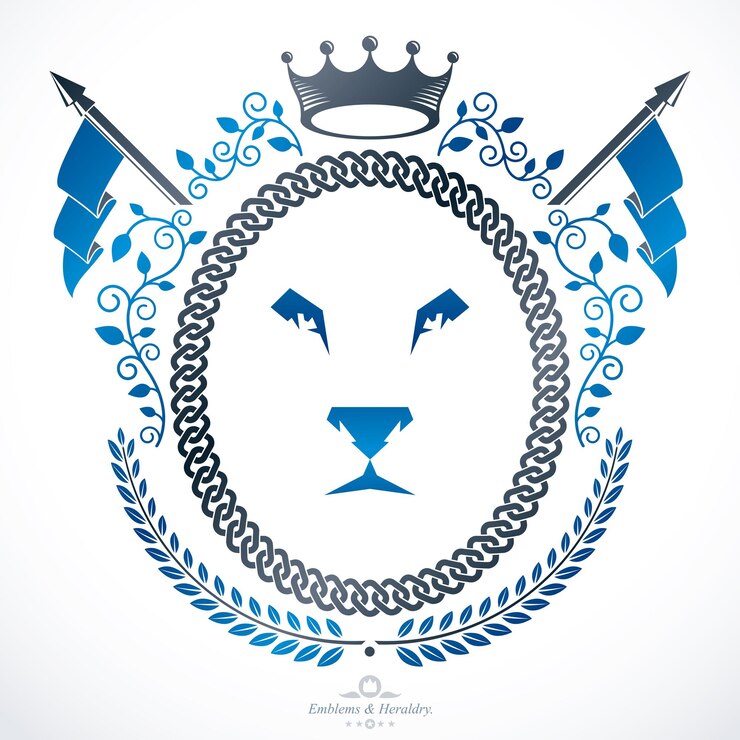 Vector diseño de premio vintage, escudo de armas heráldico vintage. emblema vectorial.