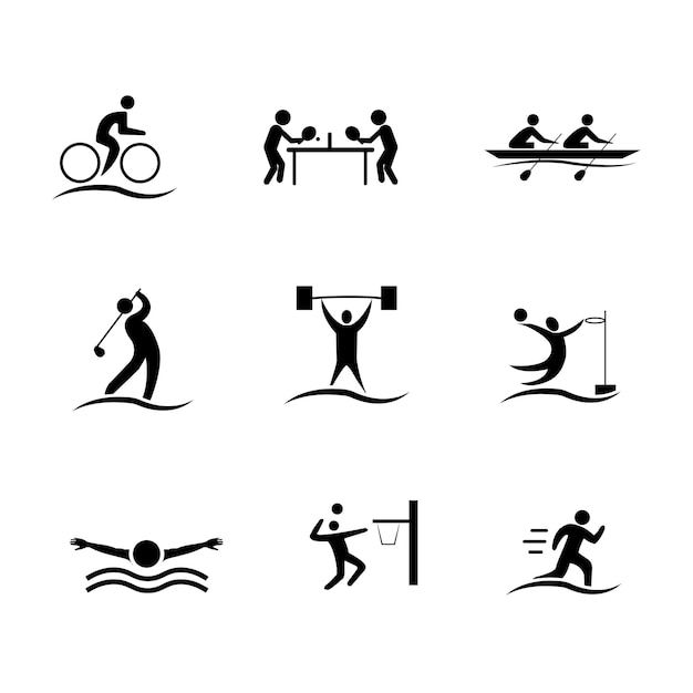El diseño premium del juego Sport Icon