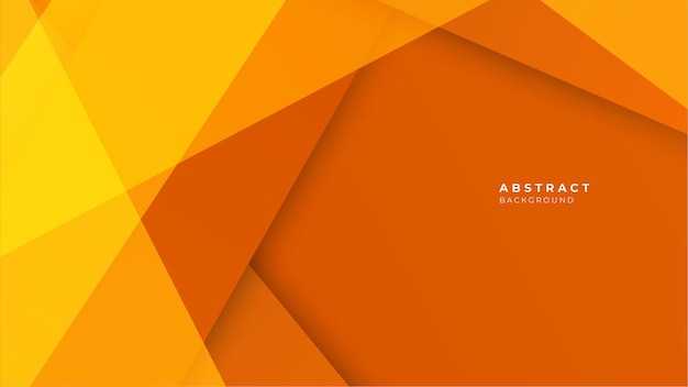 Diseño de presentación gráfica abstracta vectorial patrón de estandarte naranja papel tapiz de fondo plantilla web