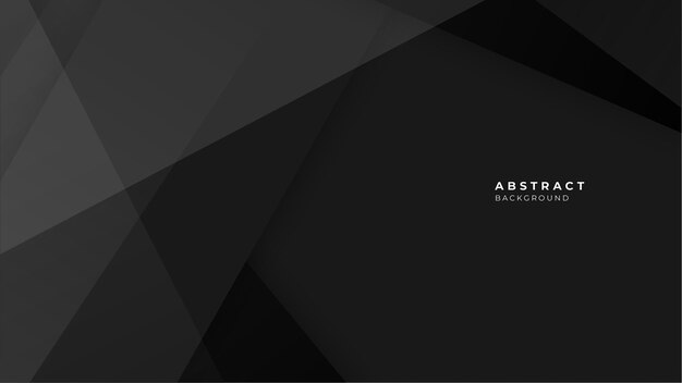 Diseño de presentación gráfica abstracta vectorial patrón de estandarte negro papel tapiz de fondo plantilla web