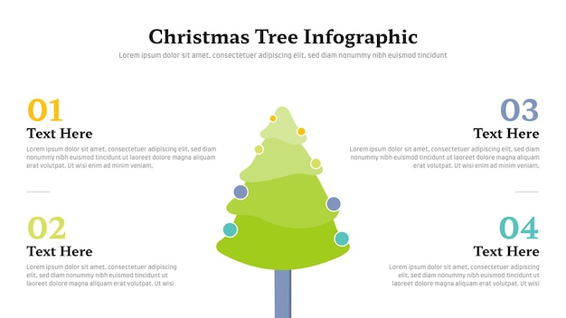 El diseño de la presentación de la infografía del árbol es totalmente editable