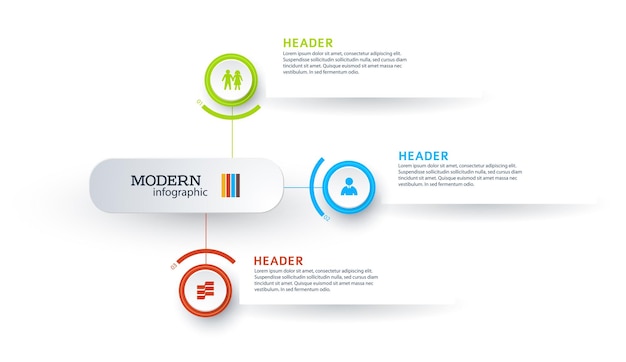 Diseño de presentación de negocios de estilo infográfico moderno36