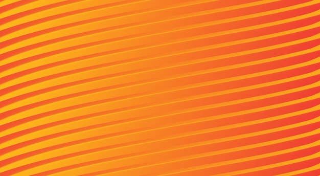 Vector diseño de presentación de papel tapiz de textura rayada degradado de fondo naranja abstracto