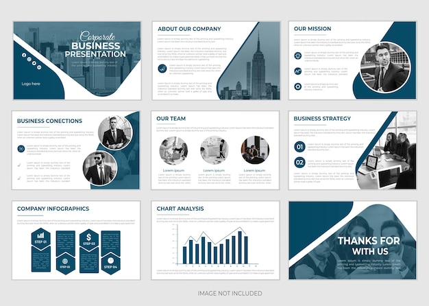 Diseño de presentaciones empresariales editables para empresas
