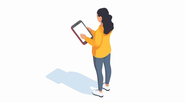 Diseño profesional de ángulo amplio de Chatbot en teléfono inteligente para la interacción del usuario
