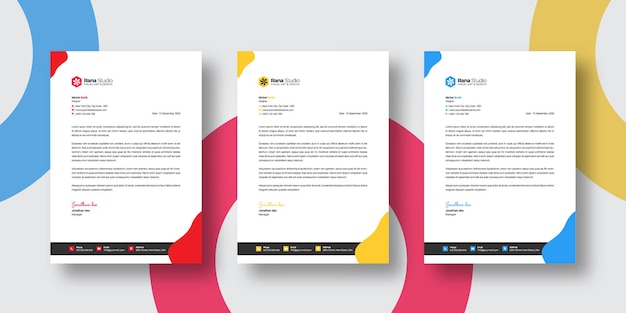 Diseño profesional de encabezados corporativos para su empresa