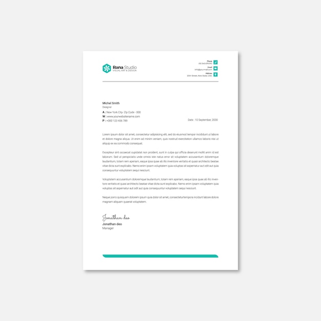 Diseño profesional de encabezados corporativos para su empresa