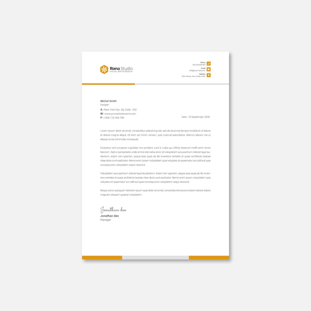 Diseño profesional de encabezados corporativos para su empresa