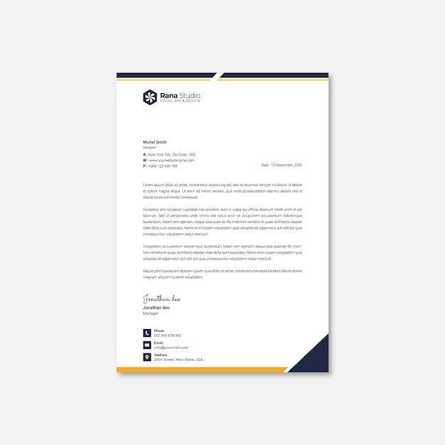 Diseño profesional de encabezados corporativos para su empresa