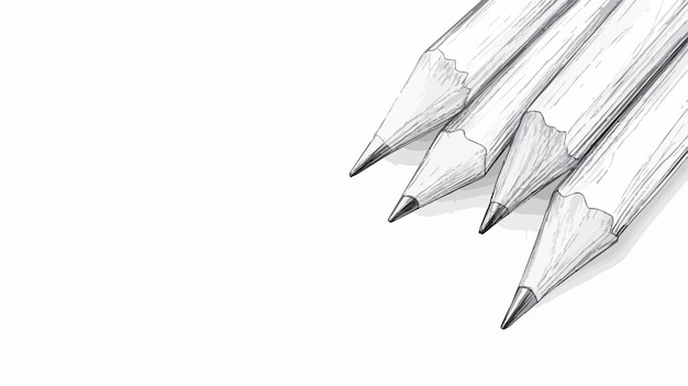 Diseño profesional de herramientas de lápiz de línea para estudio y escritura