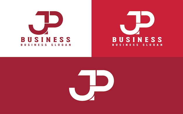 Diseño profesional de letras del logotipo JP Modelo vectorial de monograma basado en iniciales JP
