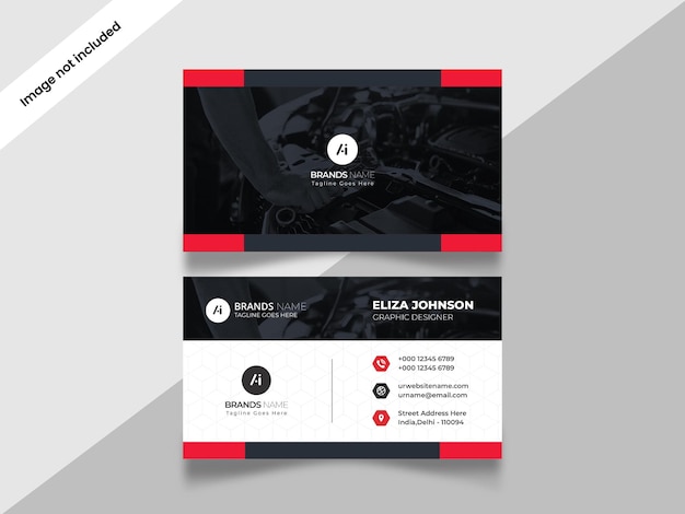 Diseño profesional, moderno, limpio y minimalista de tarjetas de visita o tarjetas de visita