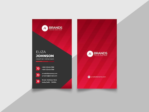 Diseño profesional, moderno, limpio y minimalista de tarjetas de visita o tarjetas de visita