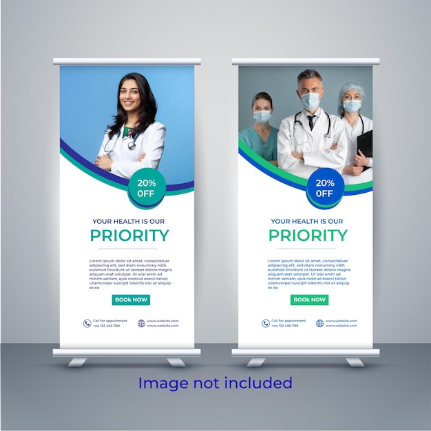 Diseño profesional de pancartas enrollables