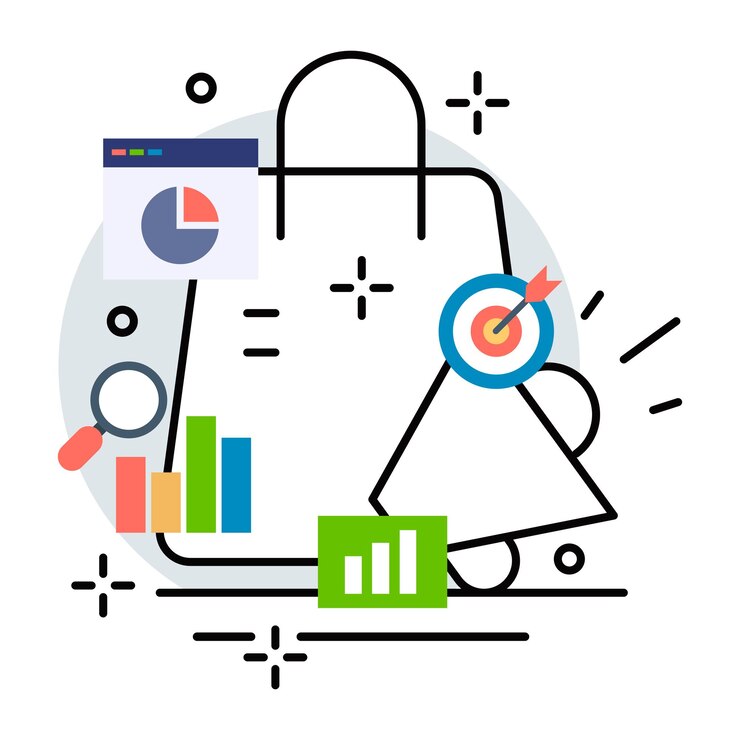 Vector diseño de promoción comercial diseño vectorial