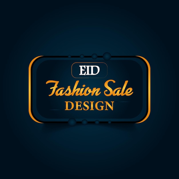 Diseño de promoción de plantilla de banner web de venta de eid para empresa o empresa para anuncio web de página de destino web
