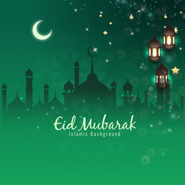 Diseño de publicación islámica de Eid