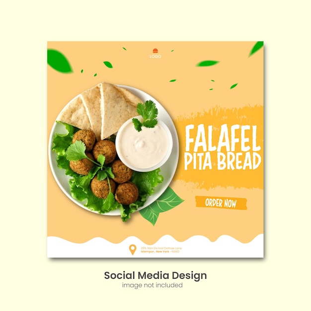 Diseño de publicaciones de alimentos en las redes sociales