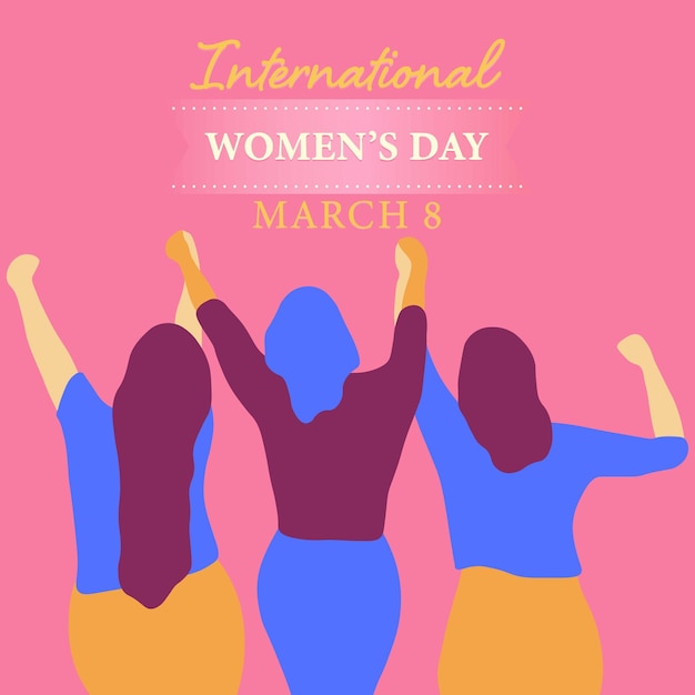 Diseño de publicaciones en Instagram para el Día Internacional de la Mujer