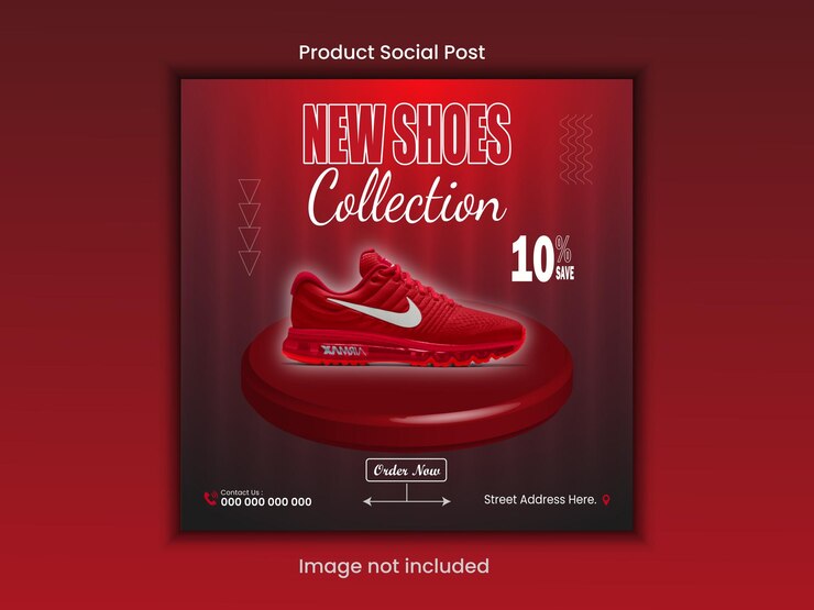Diseño de publicaciones de productos en las redes sociales