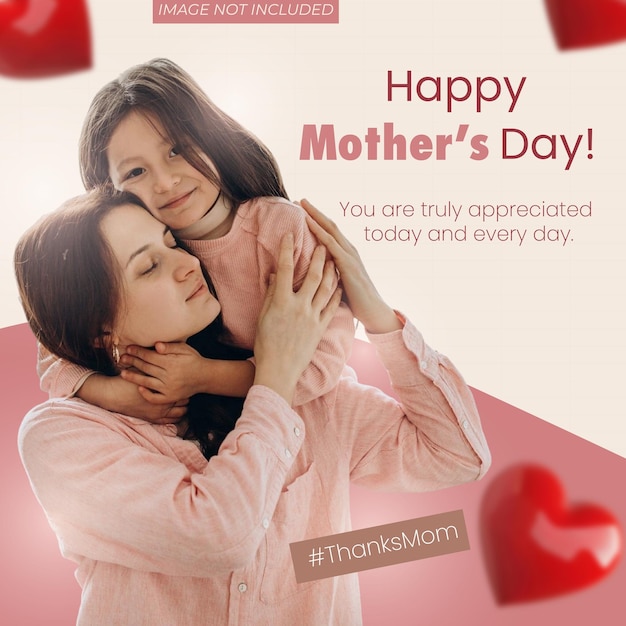 Diseño de publicaciones en las redes sociales para el día de la madre