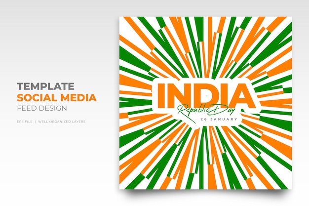 Diseño de publicaciones en redes sociales del Festival Nacional Indio del Día de la República