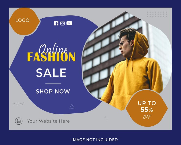 Diseño de publicaciones en redes sociales o diseño de moda para una agencia de marketing digital