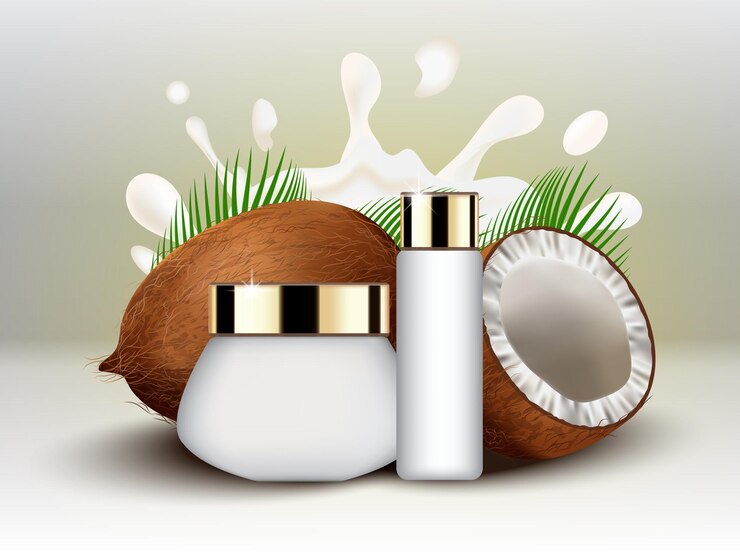Vector diseño de publicidad de productos cosméticos para la revista de catálogos maqueta de embalaje cosmético