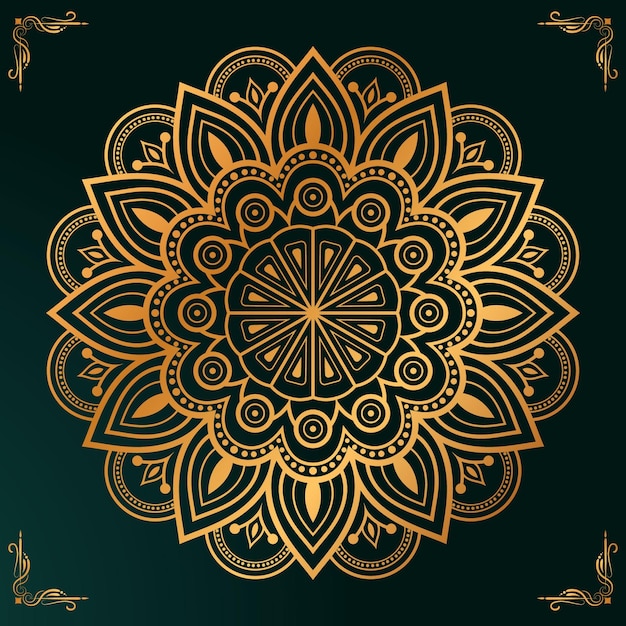un diseño que es amarillo y negro con un diseño que dice mandalas