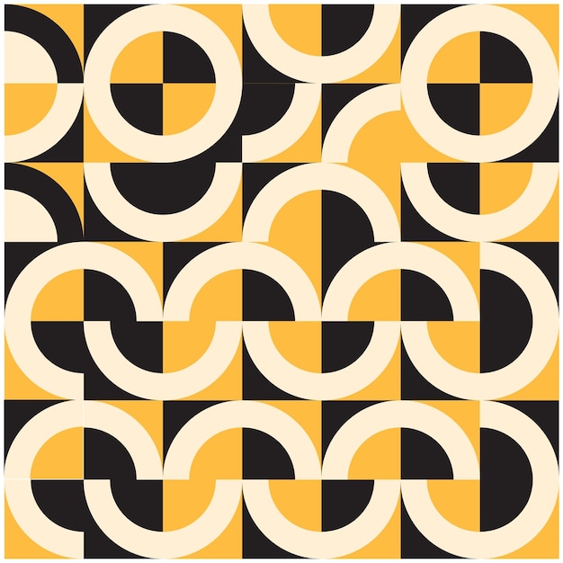 un diseño que es amarillo y negro con un patrón blanco