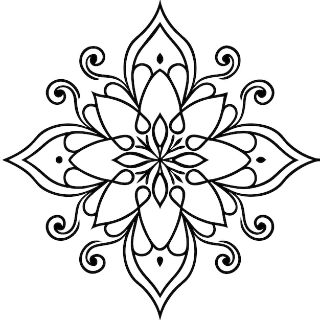 un diseño que tiene un diseño que dice mandalas en él