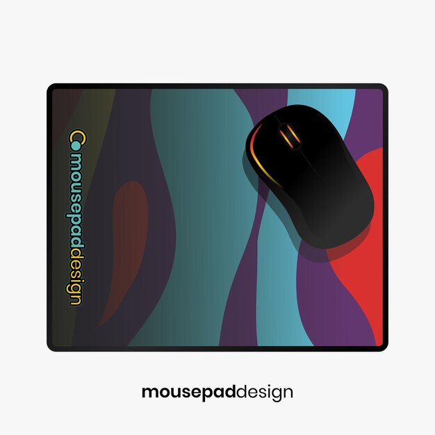 un diseño de ratón que dice el diseño del ratón en él