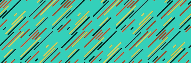 Diseño a rayas geométricas con colores audaces Perfecto para fondos abstractos de papel tapiz o impresiones textiles Una obra de arte vectorial de moda y moderna con rayas sin costuras