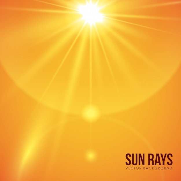Diseño de rayos solares.
