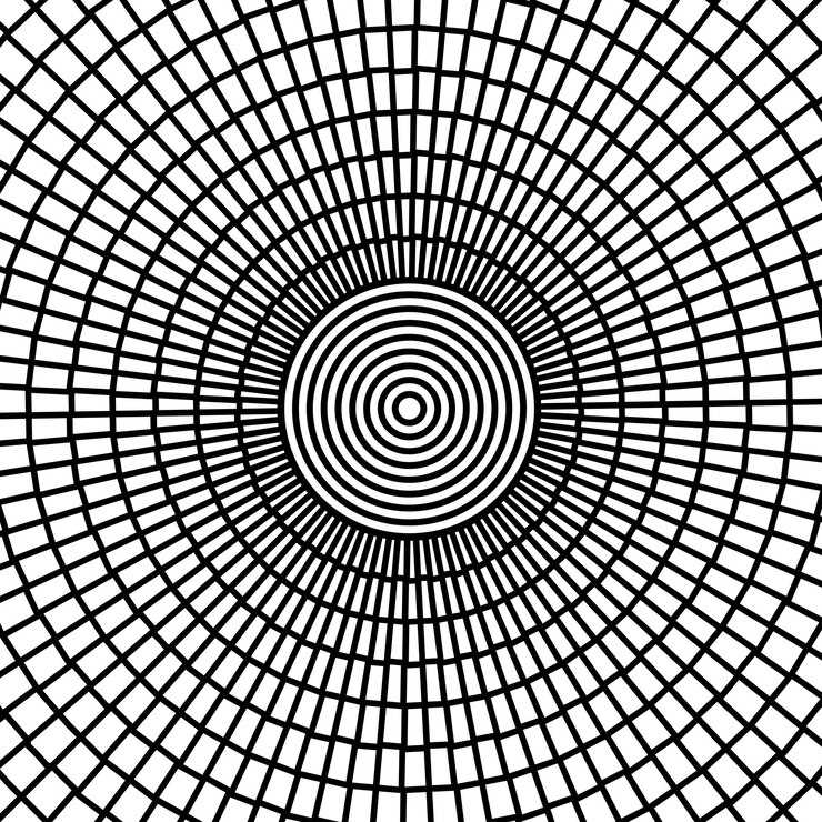 Vector diseño de la red circular