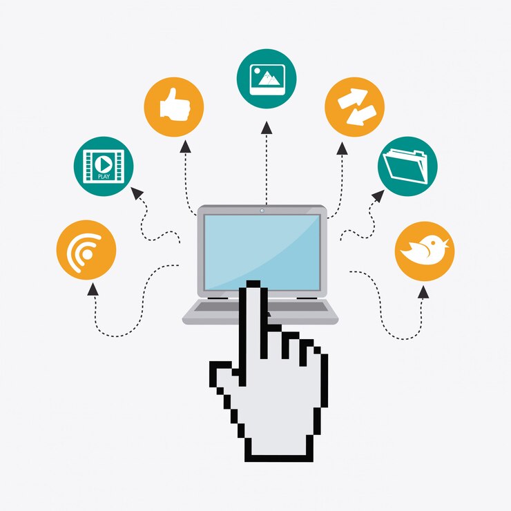 Vector diseño de redes sociales
