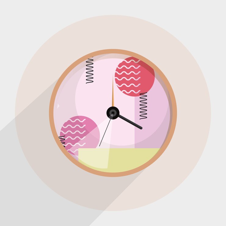 Vector diseño de reloj y tiempo