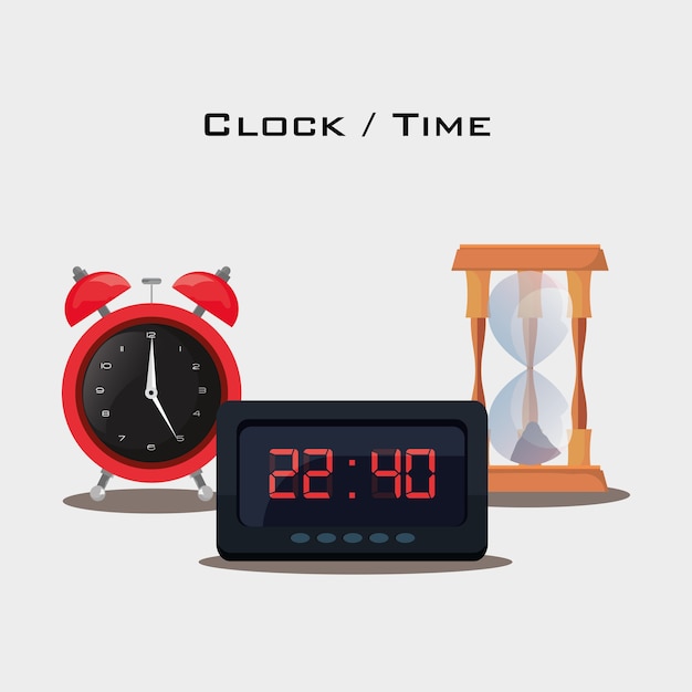 Diseño de reloj y tiempo