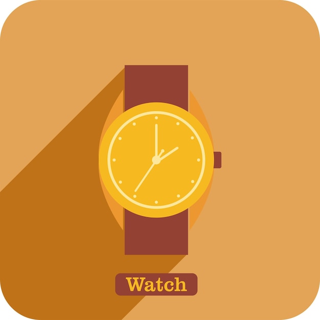 diseño de reloj vectorial premium