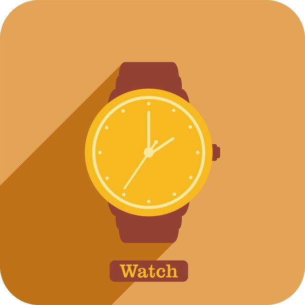 diseño de reloj vectorial premium