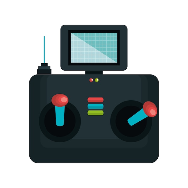 diseño remoto del ejemplo del vector del icono del control del abejón