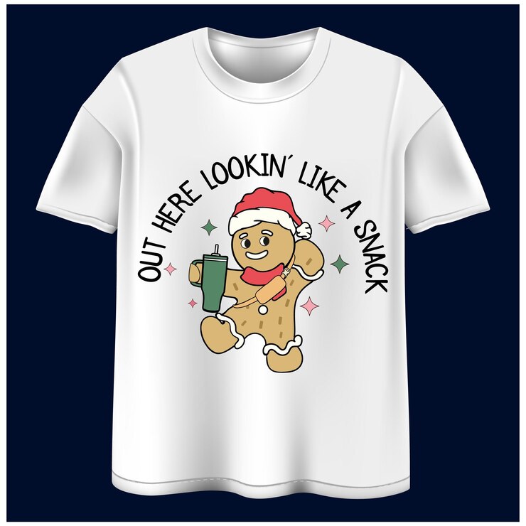 Diseño retro de camisetas navideñas