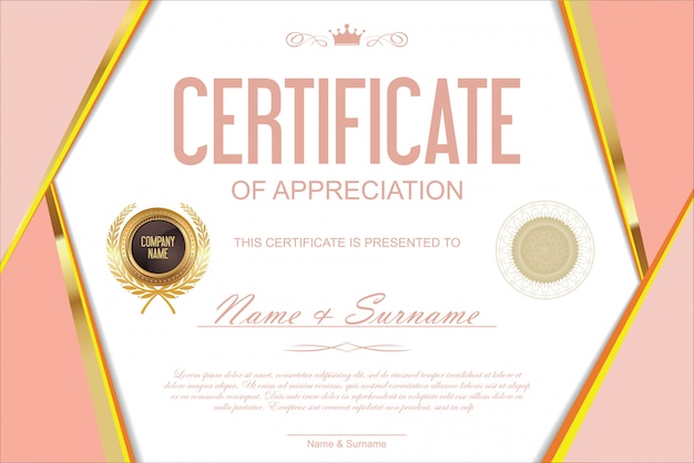 Diseño retro certificado