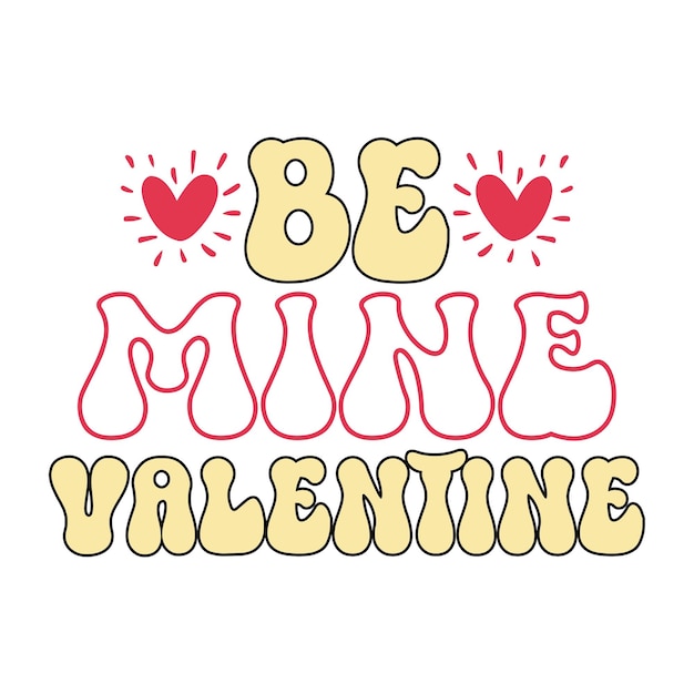 Diseño retro del día de San Valentín