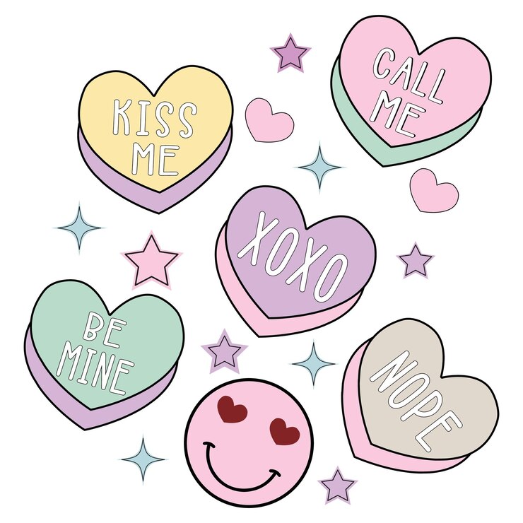 Diseño retro del día de San Valentín