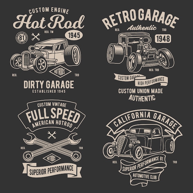 Diseño retro Hotrod