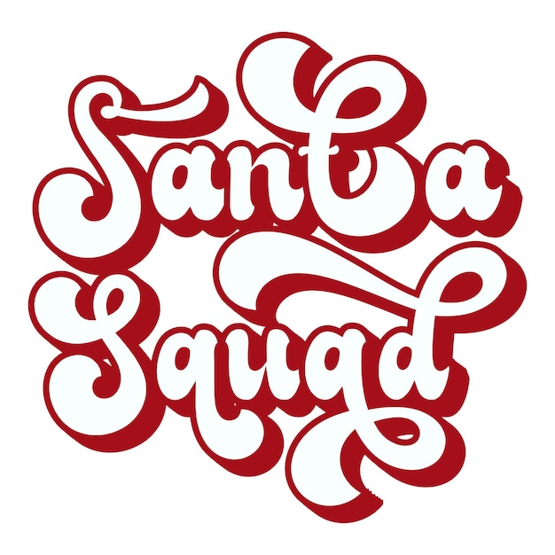 Diseño retro de navidad svg