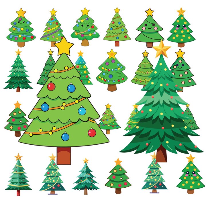 Vector diseño retro de navidad